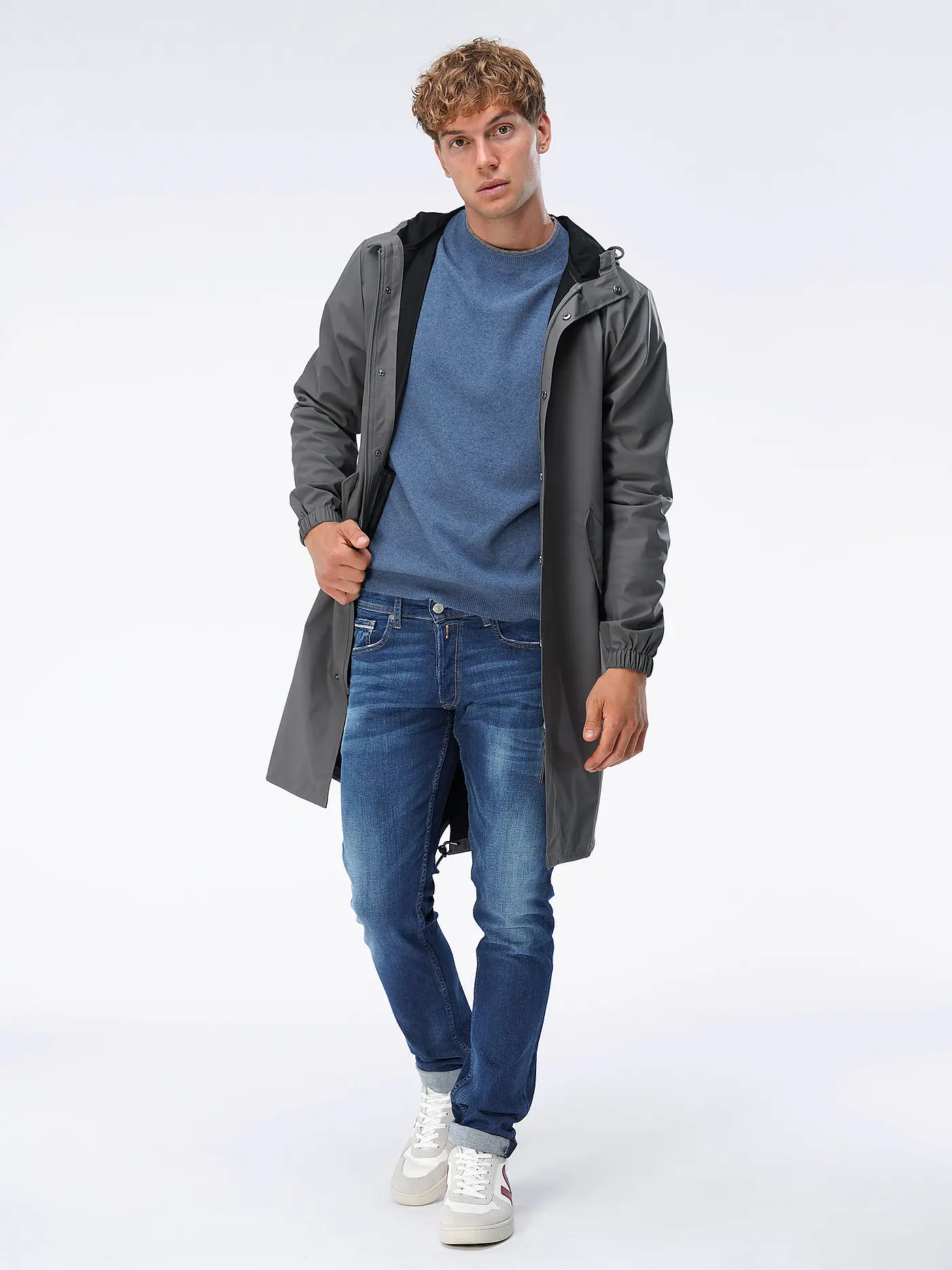 RAINS | Parka - Regenjacke | grau